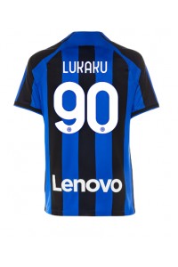 Fotbalové Dres Inter Milan Romelu Lukaku #90 Domácí Oblečení 2022-23 Krátký Rukáv
